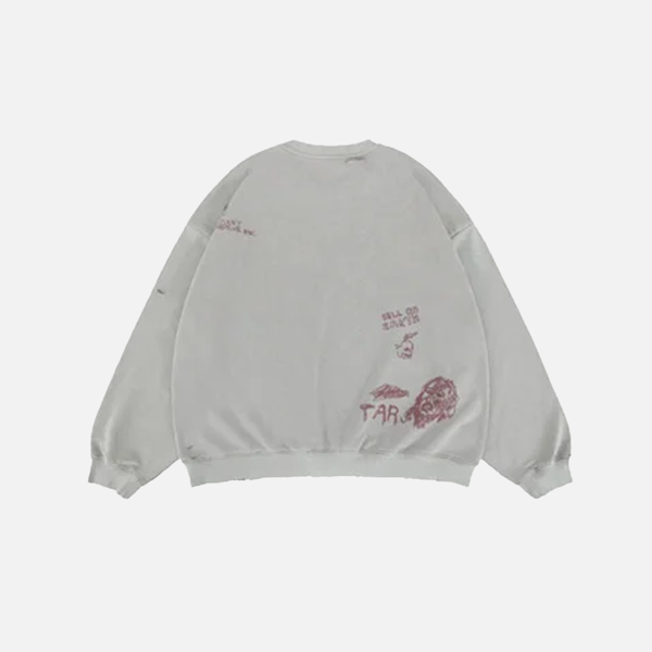 Tag Oversize Tactical Print Top alternatif görünüm