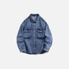 Heavy-Duty Urban Beat Faded Denim Jacket