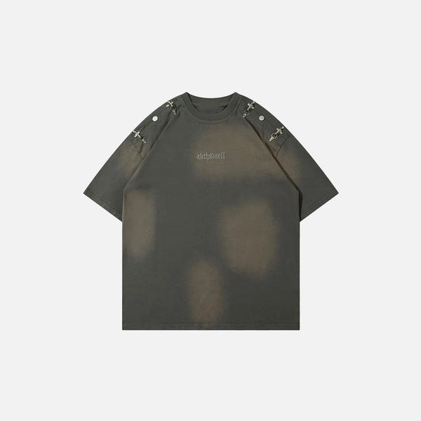 Classic-Wash Unstructured Counter-Culture Stone-Rinsed T-Shirt alternatif görünüm