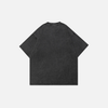 Face Green Funny Black Faded T-Shirt