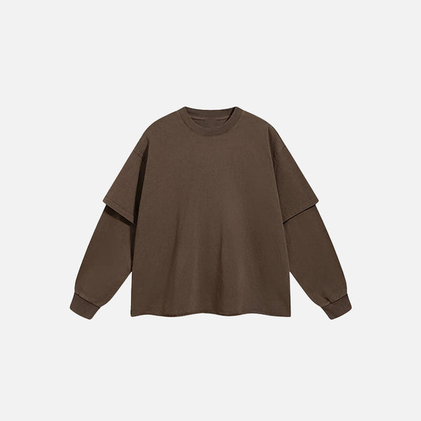 Twin Layered Cozy T-Shirt alternatif görünüm