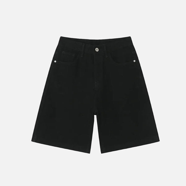 Throwback Edit Denim Shorts alternatif görünüm