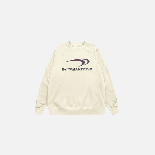 Soft Romance Graphic Sweatshirt alternatif görünüm