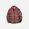 Easy Plaid Slouch Woven Top