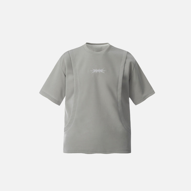 Weekend Round Neck Stitched T-Shirt