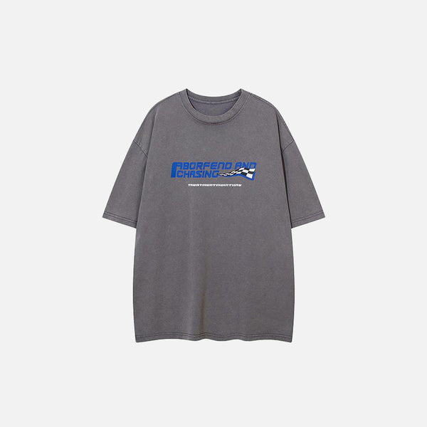Contrast Color Pit-Crew T-Shirt alternatif görünüm