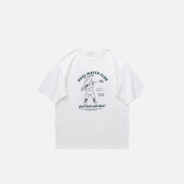 Laid-Back Baseball T-Shirt alternatif görünüm