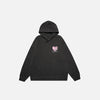 Colorblock Heart Letter Sweatshirt