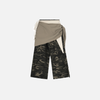 Y2K Wide Leg Kamuflaj Desenli Jogger, detay görünüm — Navra Wear