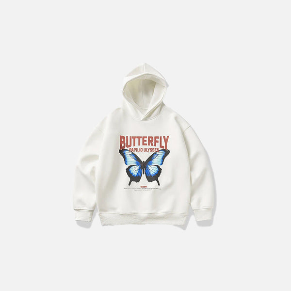 Butterfly Print Sweatshirt alternatif görünüm