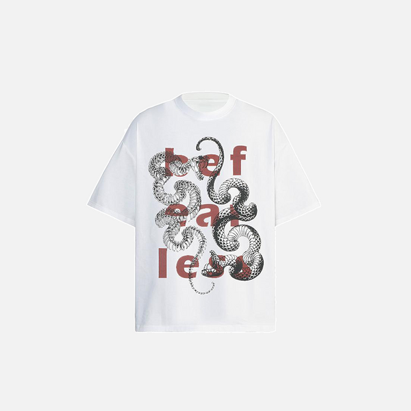 Serpent Swirl Illustrated T-Shirt alternatif görünüm