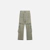 Khaki Multi-Pocket Baggy Denim