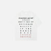Stars-Spangled Style Contrast Letter Print T-Shirt