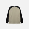 Color Splice Mixed Sweatshirt
