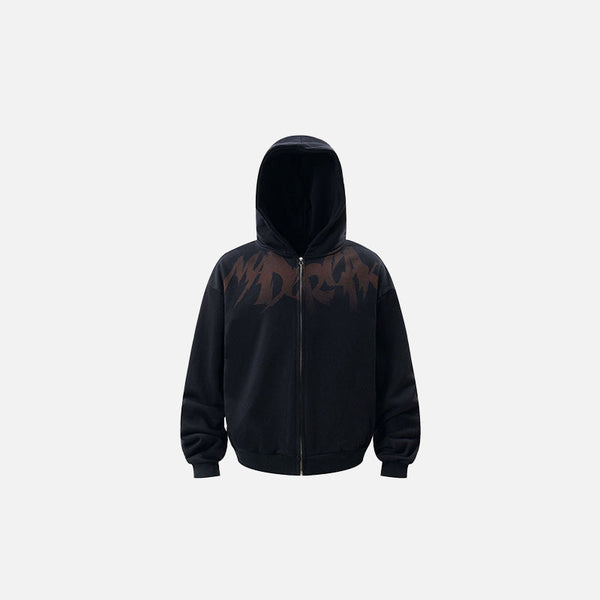2000s Dream Breaker Zip-Up Sweatshirt alternatif görünüm