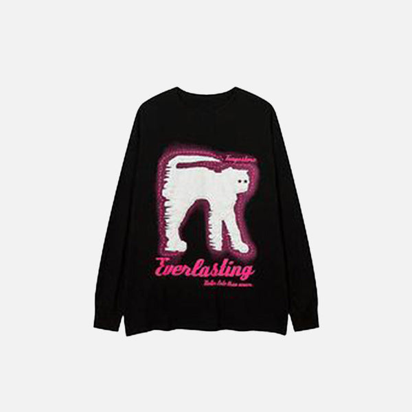 Animated Kitty Drop Sweatshirt