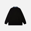 Winged Patch Denim Boxy Top