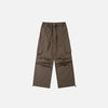 Relaxed Solid High-Rise Field Pants