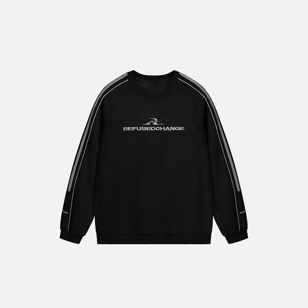 Fearless Step Graphic Sweatshirt alternatif görünüm