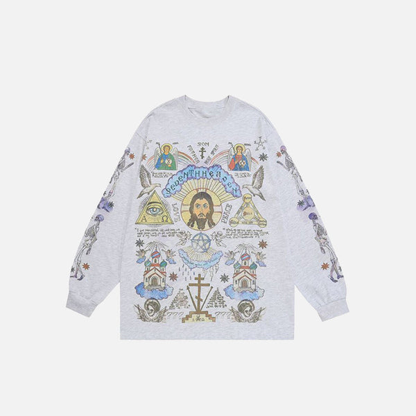 Gods Illustrated Long Sleeve T-Shirt