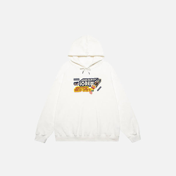Letter Candy Oversized Sweatshirt