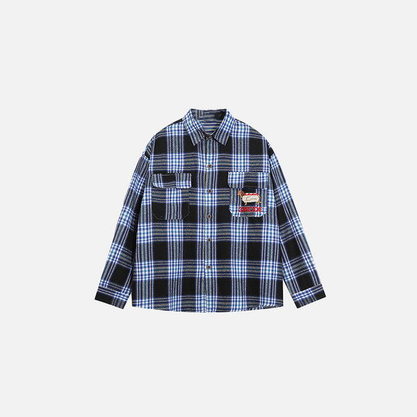 Patch Pocket Panel Woven Top alternatif görünüm