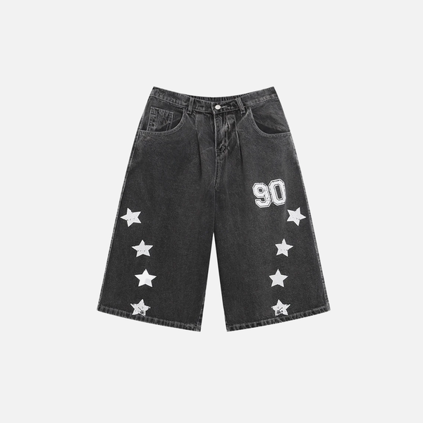 Starlight Letter Washed Shorts