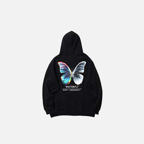 Vibrant Butterfly Sweatshirt