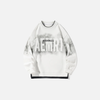 Layered Punk Hip-Hop Sweatshirt