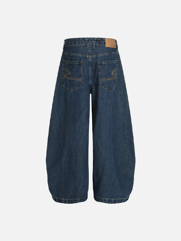 Breathable Metro Bell Leg High-Rise Denim alternatif görünüm