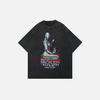 Throwback Throwback Stone-Rinsed Black Robot T-Shirt