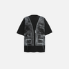Aged Designed Denim Tank T-Shirt
