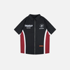 Track Stitch Panel Full-Zip Sport Shirt