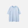 Print Checkered-Flag Print Fragment Oversized Cotton T-Shirt