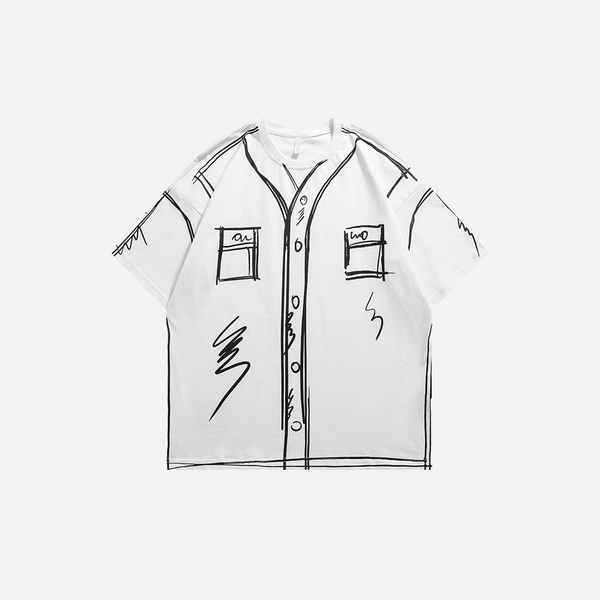 City-Block Versatile Graffiti Print Boom-Bap T-Shirt alternatif görünüm