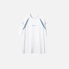 Print Checkered-Flag Print Fragment Oversized Cotton T-Shirt