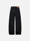 Metro Spliced Bell Leg Relaxed Denim