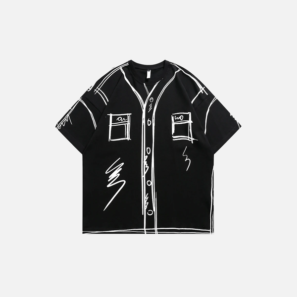 City-Block Versatile Graffiti Print Boom-Bap T-Shirt