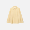 Classic Button-Front Stripe Woven Top