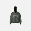 Fitted Stitch Zip Hood Sweatshirt