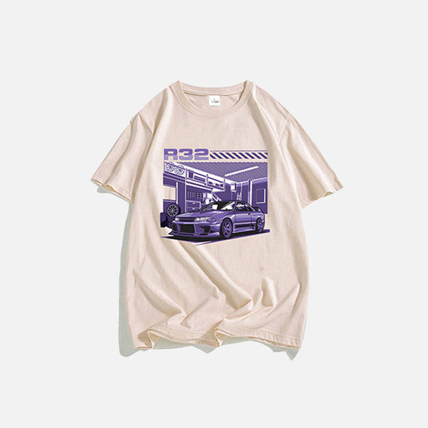 Drift Car R32 T-Shirt alternatif görünüm