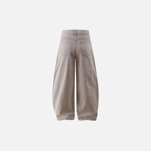 Insulated Faded Rinse Relaxed Bell Leg Denim alternatif görünüm