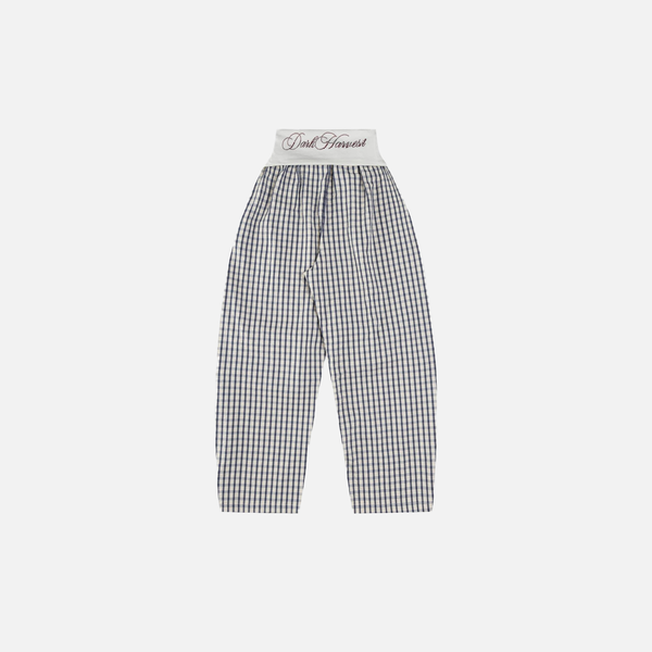 Diamond Grid Pleat Wide-Leg alternatif görünüm