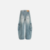 Metro Faded Multi-Utility Bell Leg Denim