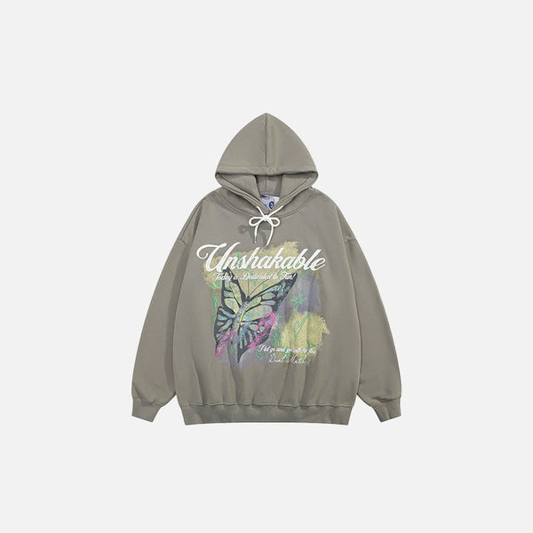Butterfly Printed Relaxed Sweatshirt alternatif görünüm