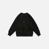 Numara Baskılı Sweatshirt, yakın çekim — Navra Wear