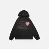 Heart Poetry Graphic Sweatshirt