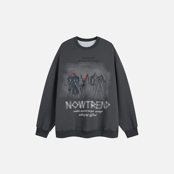 Peak View Graphic Sweatshirt alternatif görünüm