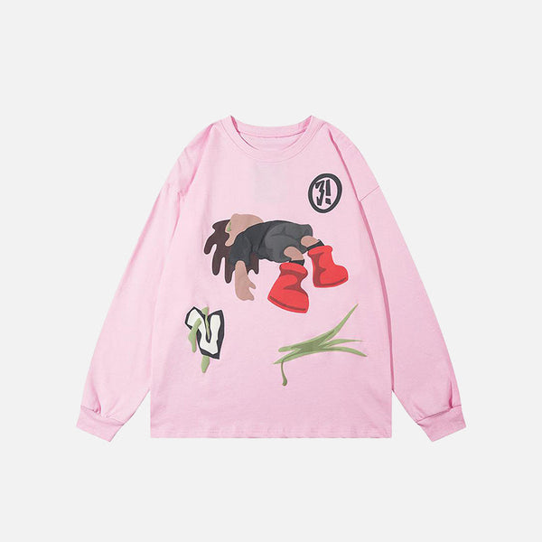 Rise Graphic Print Sweatshirt
