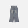 Knee Torn Relaxed Denim